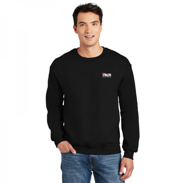 Fleece Crewneck Sweatshirt - 12000 - Black