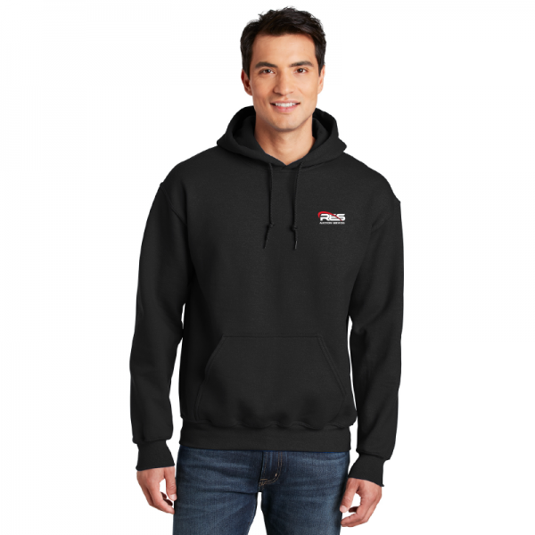 Heavy Blend Fleece Hoodie - 12500 - Black